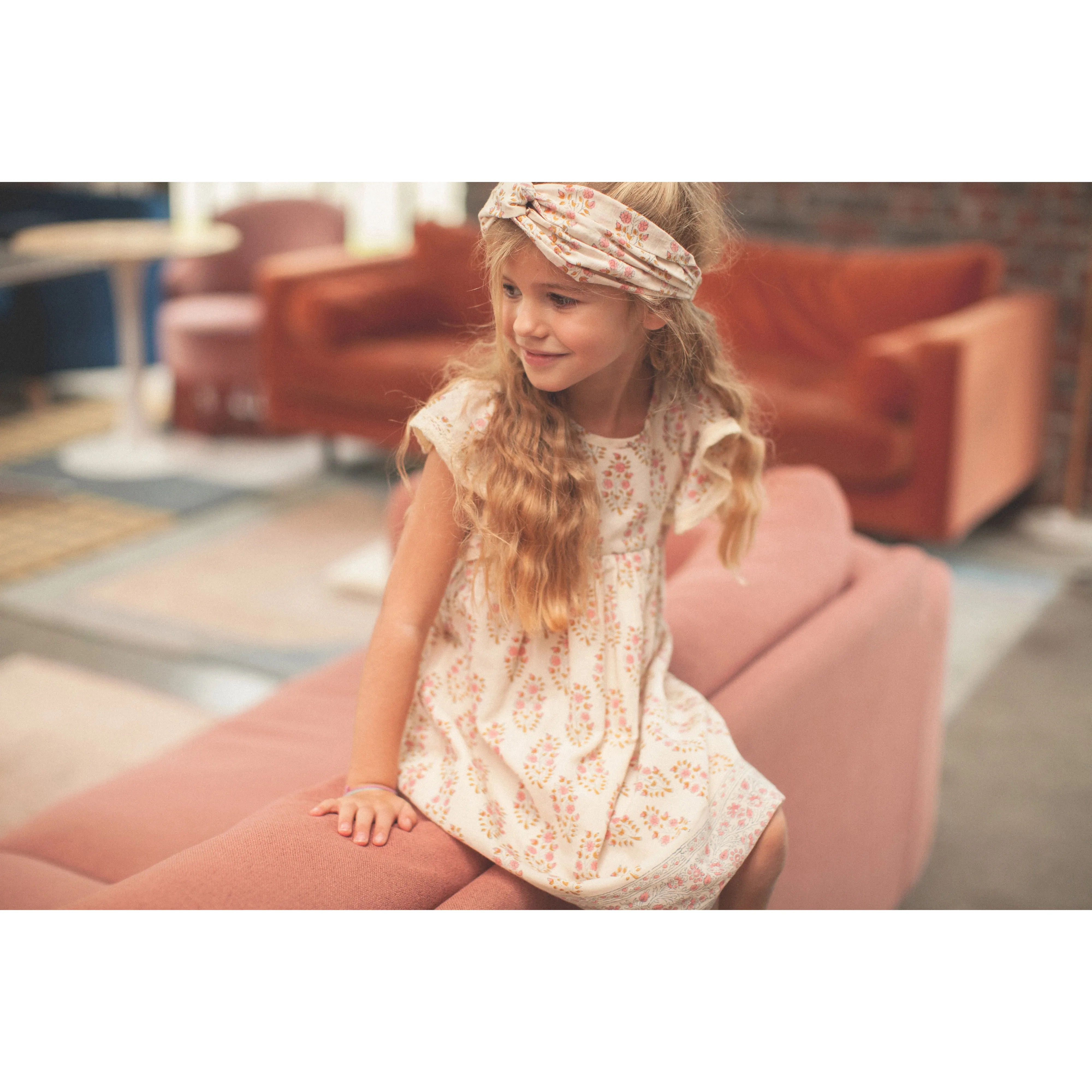 Bonheur du Jour Paris Girl Hairband Primrose Rosee Unique