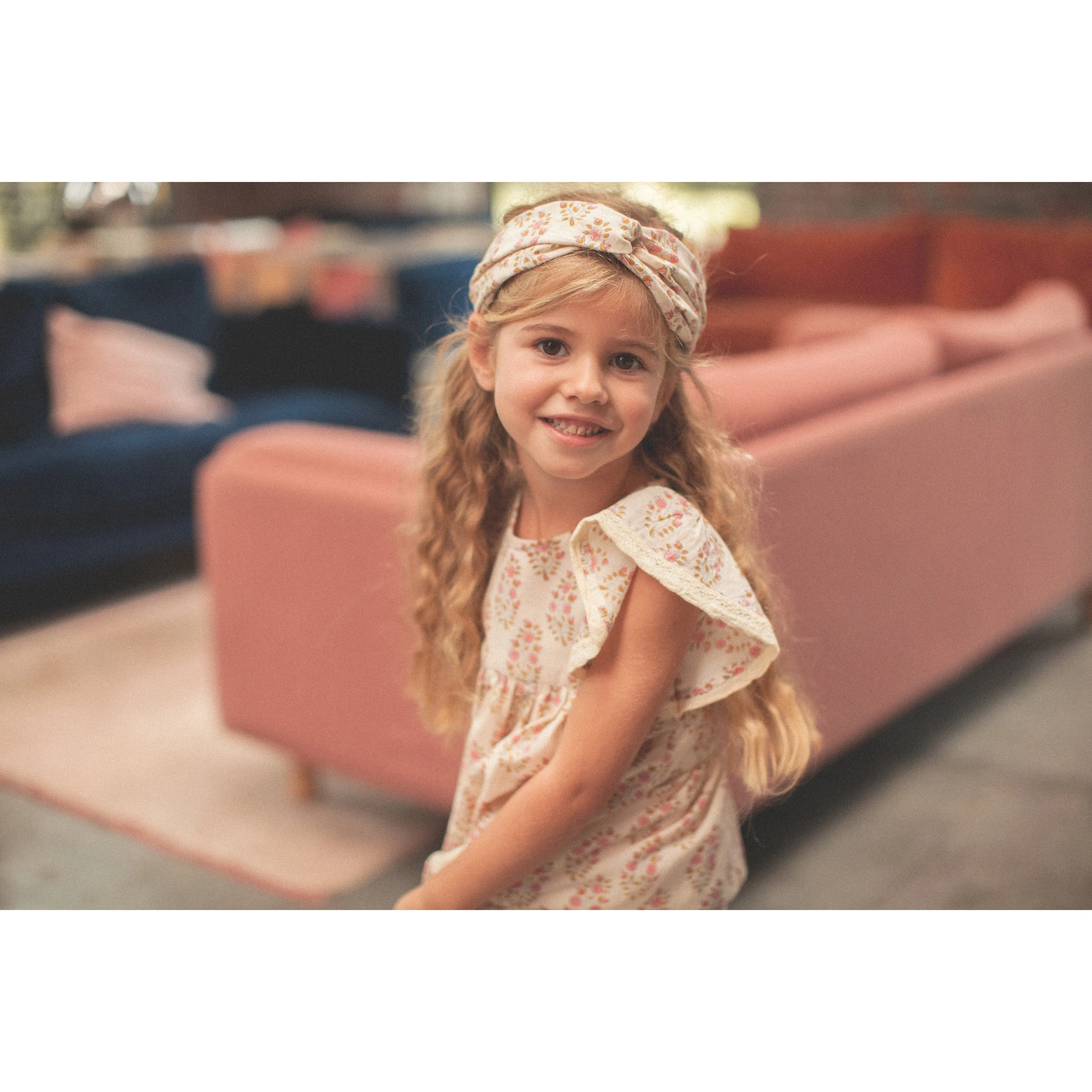 Bonheur du Jour Paris Girl Hairband Primrose Rosee Unique