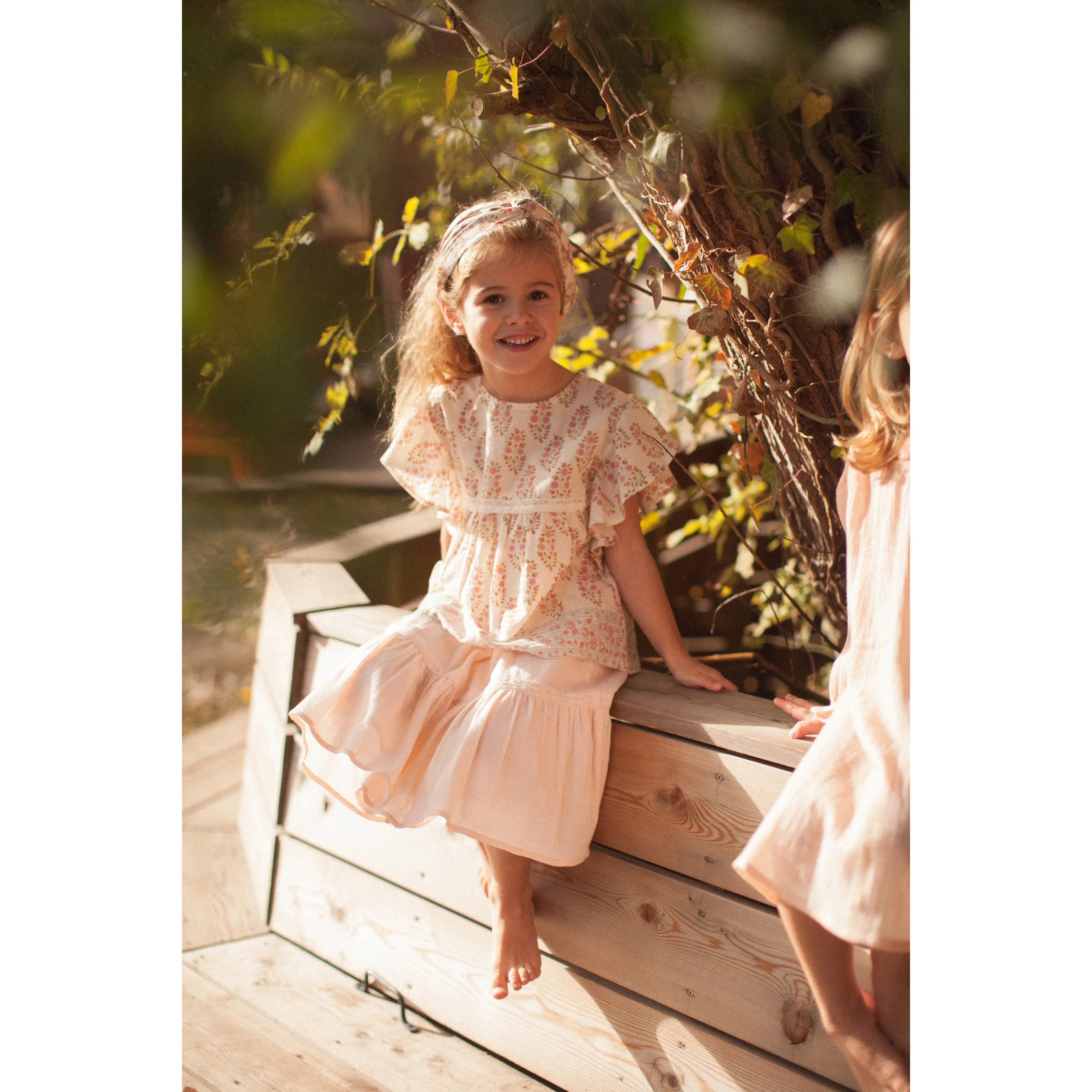 Bonheur du Jour Paris Girl Hairband Primrose Rosee Unique