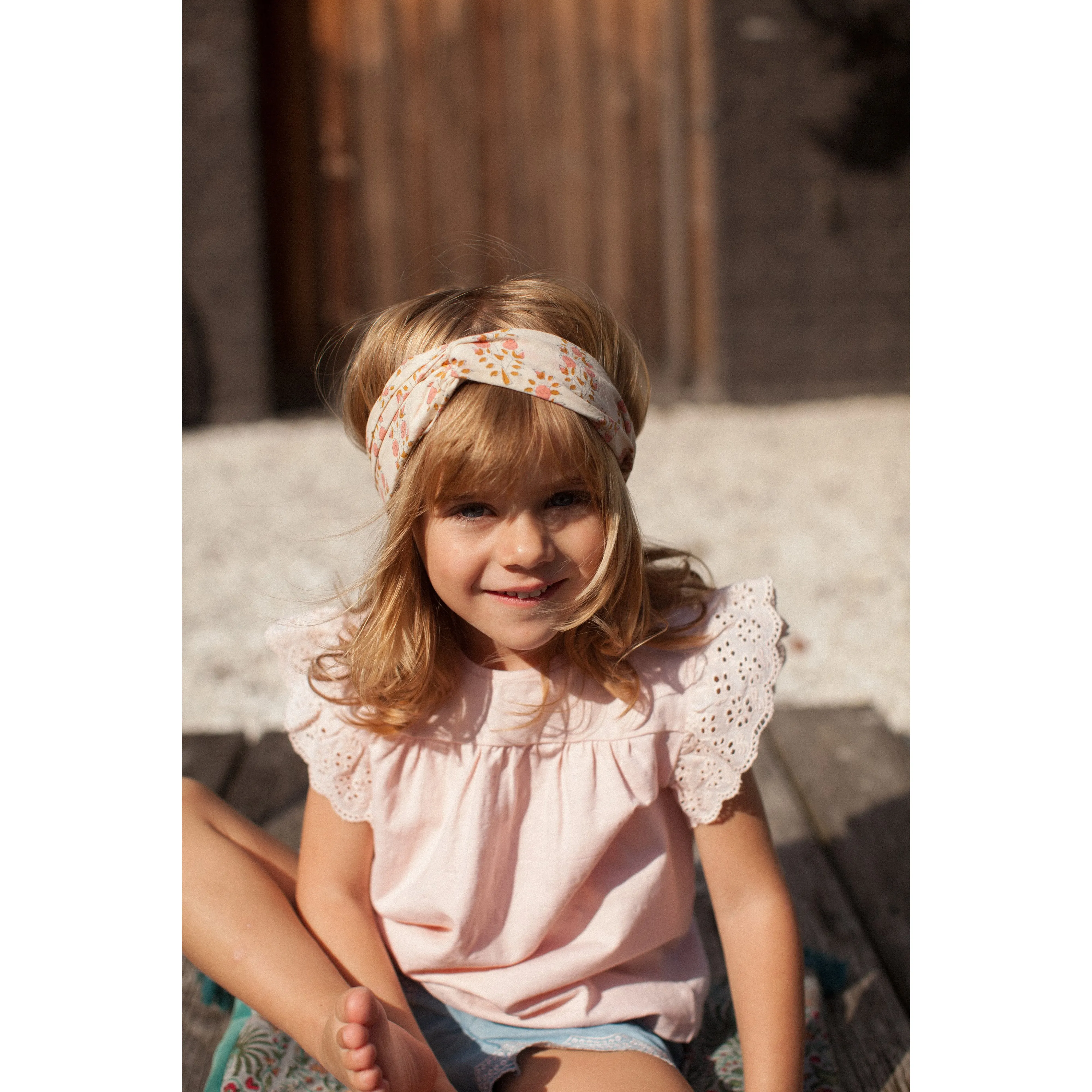 Bonheur du Jour Paris Girl Hairband Primrose Rosee Unique