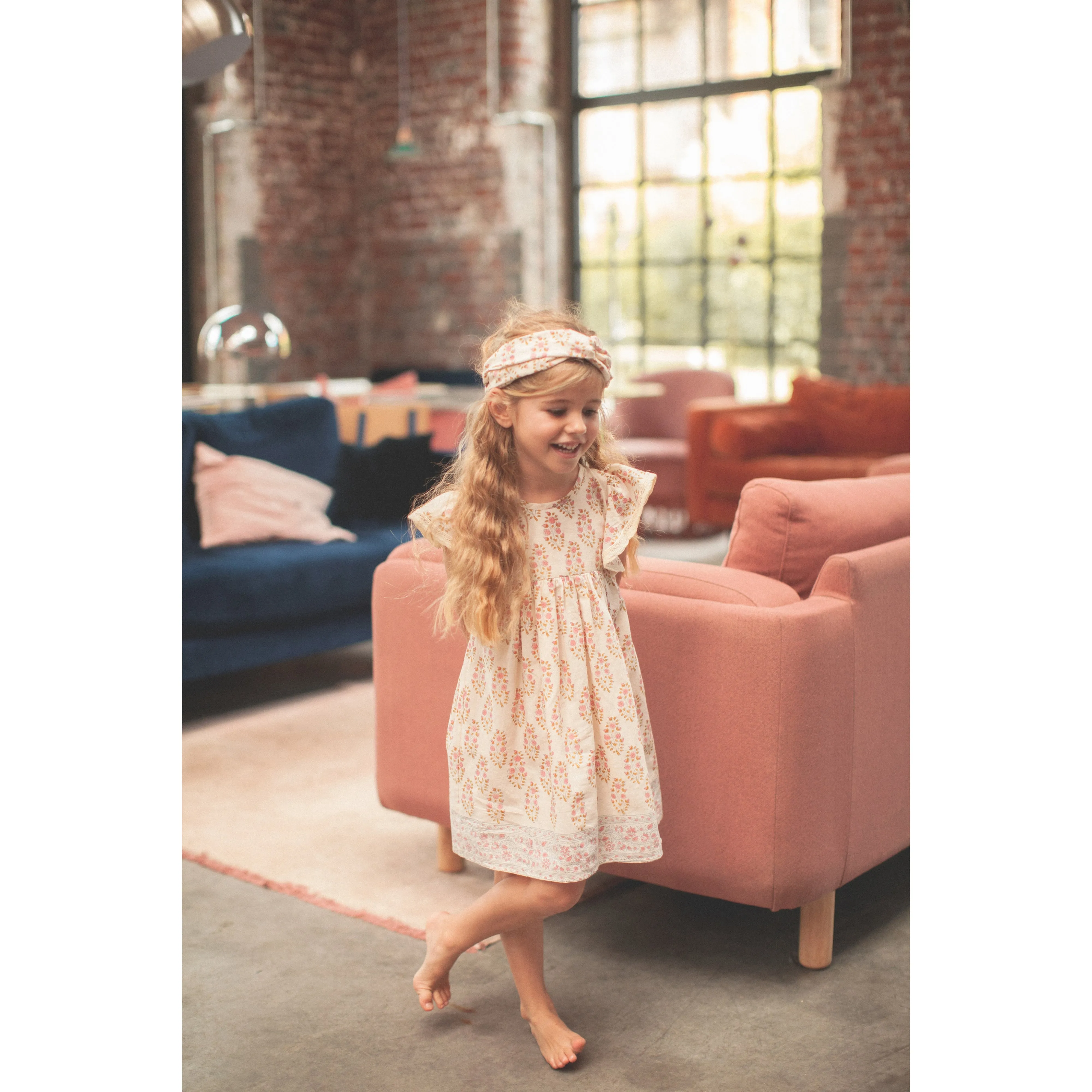 Bonheur du Jour Paris Girl Hairband Primrose Rosee Unique